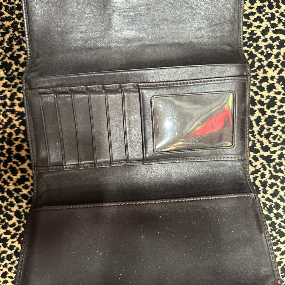 Dark Brown Leather Wallet